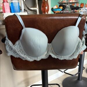NWT’s Victoria’s Secret 34DDD Dream Angels light Blue Lace-Trim Push-Up Bra
